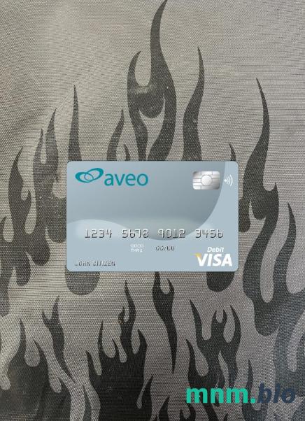 Australia Aveo bank wygląd zdjęcia karty wizowej skan PSD + zdjęcie